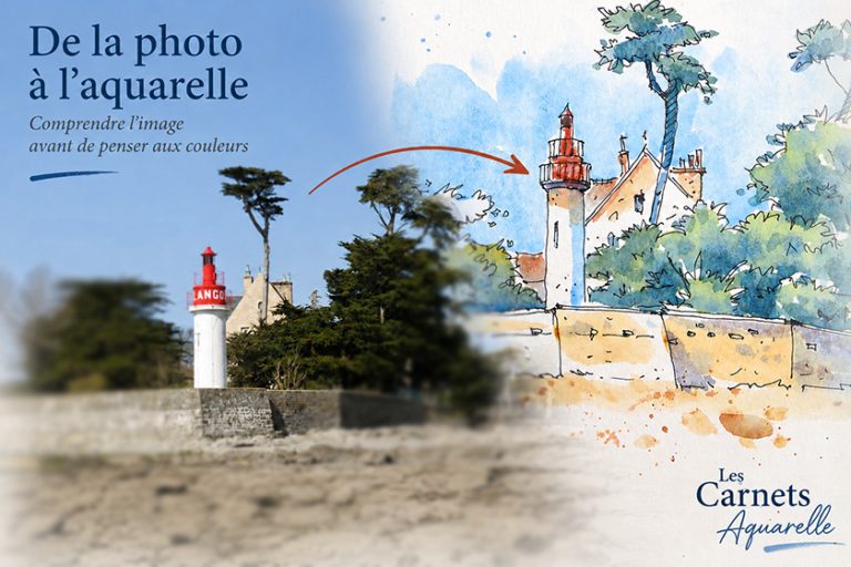 Lire la suite à propos de l’article De la photo à l&rsquo;aquarelle : tout commence par un petit croquis