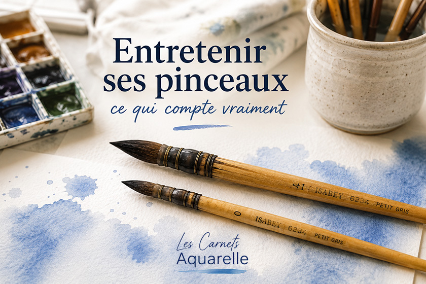 Lire la suite à propos de l’article Entretenir ses pinceaux : ce qui compte vraiment
